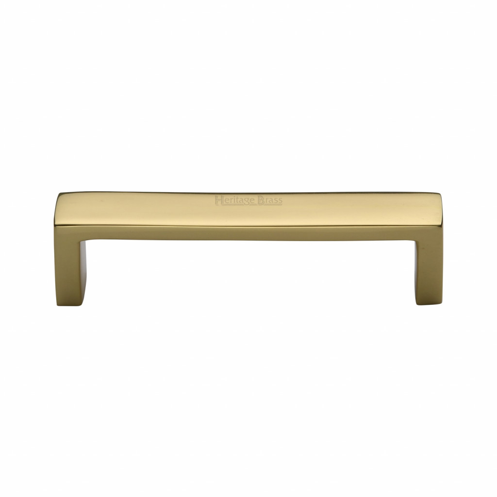 M Marcus Heritage Brass Wide Metro Design Cabinet Handle 101mm Centre to Centre